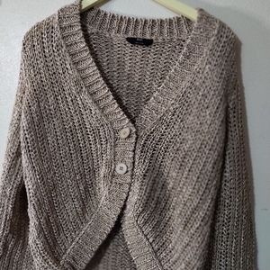 Hugo Boss women's cardigan/sweater tan size xl